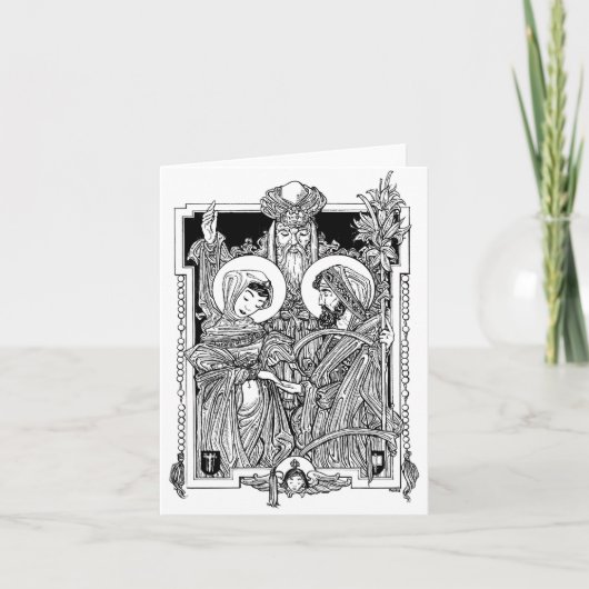 賛美された新しいNotecardの支持 カード (正面)