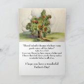 賛美された父の挨拶状 カード (内部)