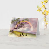 賛美された父の挨拶状 カード (黄色い花)