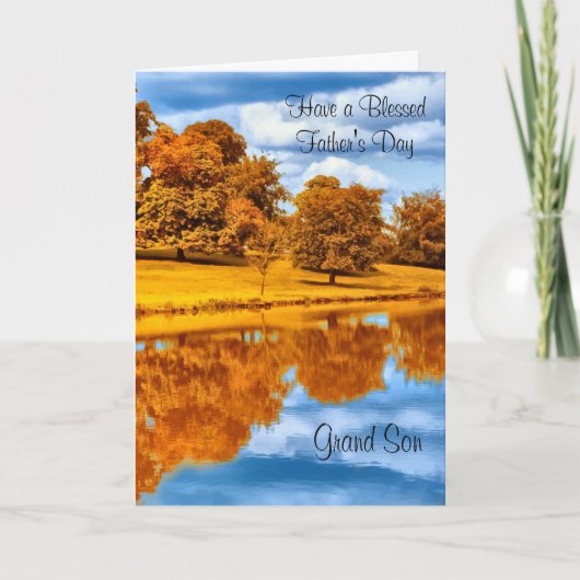賛美された父の日を過して下さい カード (正面)