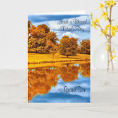 賛美された父の日を過して下さい カード (黄色い花)