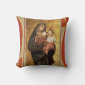 賛美された秘跡聖母マリアJesuの私達の女性 クッション (正面)