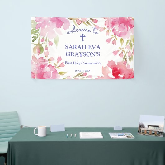 賛美された群葉 横断幕 (トレードショー)