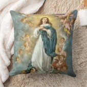 賛美された聖母マリアの仮定 クッション (ブランケット)