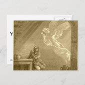 賛美された聖母マリアの告知 ポストカード (正面/裏面)