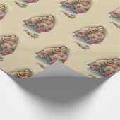 賛美された聖母マリアの母ベビーイエス・キリスト ラッピングペーパー (角)