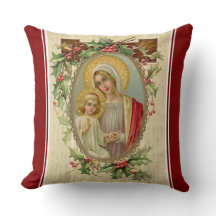 賛美された聖母マリアイエス・キリストのクリスマスのヴィンテージ