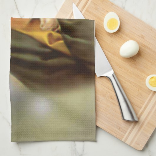 賛美された聖母マリア-神の母 キッチンタオル (四つ折り)