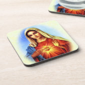 賛美された聖母マリア-神の母 コースター (左側)