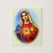 賛美された聖母マリア-神の母 ジグソーパズル (縦)