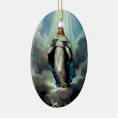 賛美された聖母マリア-神の母 セラミックオーナメント (右)