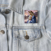 賛美された聖母マリア-神の母 缶バッジ (インサイチュ)