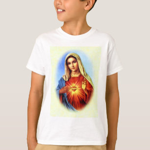 賛美された聖母マリア-神の母 Tシャツ