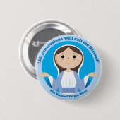 賛美された聖母マリア 缶バッジ (正面&裏面)