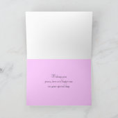 賛美された誕生日 カード (内部)