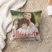 賛美された|の休日の写真の装飾用クッション クッション (ブランケット)