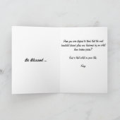 賛美された-勇気付けられる-ステンドグラスの部分があって下さい カード (内部)