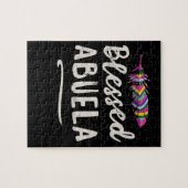 賛美されたAbuelaプエルトリコの祖母の母の日 ジグソーパズル (横)