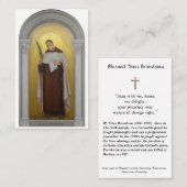 賛美されたTitus BrandsmaのCarmelite司祭神聖なカード 名刺 (正面/裏面)