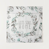 賛美されたVII |は家に居よう タペストリー (正面(横))