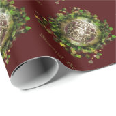 賛美されたYuletide ラッピングペーパー (ロールコーナー)