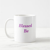 賛美されるあって下さい コーヒーマグカップ (左)