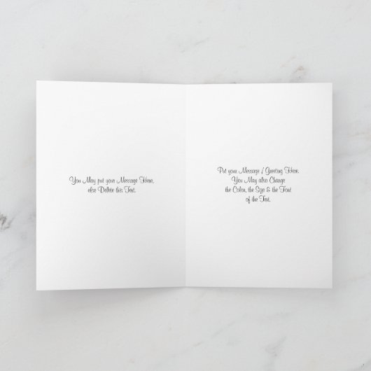 賛美されるように! クリスマスの挨拶状 シーズンカード (内部)