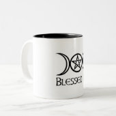 賛美されるコーヒー・マグがあって下さい ツートーンマグカップ (正面左)
