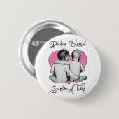 賛美される倍   --双生児の祖母 缶バッジ (正面&裏面)