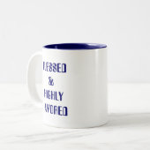 賛美される及び非常に支持される ツートーンマグカップ (正面左)