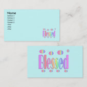 賛美される 名刺 (正面/裏面)