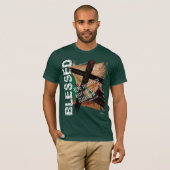 賛美される-聖書の聖なる書物、経典のジョンのキリスト教の10:29 Tシャツ (正面フル)