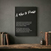 「賛美すべき人」 キャンバスプリント