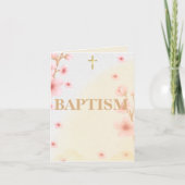 「賛美そしてバプテスマを受けた：思い出すべき日」 カード (正面)