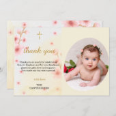 「賛美そしてバプテスマを受けた:思い出すべき日」 サンキューカード (正面/裏面)