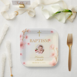 「賛美そしてバプテスマを受けた：思い出すべき日」 ペーパープレート