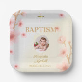 「賛美そしてバプテスマを受けた：思い出すべき日」 ペーパープレート (正面)