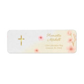 「賛美そしてバプテスマを受けた：思い出すべき日」 ラベル (正面)