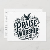 賛美と崇拝 ポストカード (正面/裏面)