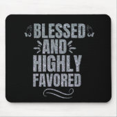 賛美と非常に好ましいマウスパッド マウスパッド (正面)