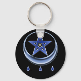 賛美のシンボルとペンタグラムのキーチェーン キーホルダー