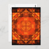 賛美の抽象芸術絵葉書 ポストカード (正面/裏面)