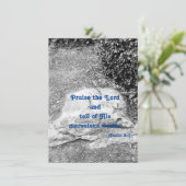 賛美の聖なる書物、 経典フラットグリーティングカード (スタンド正面)