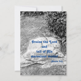 賛美の聖なる書物、 経典フラットグリーティングカード