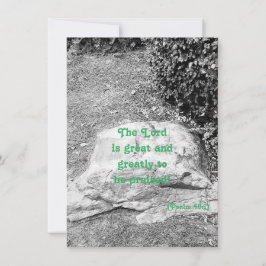 賛美の聖なる書物、 経典フラットグリーティングカード