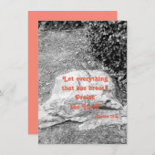 賛美の聖なる書物、 経典フラットグリーティングカード (正面/裏面)