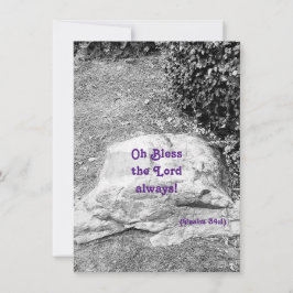 賛美の聖なる書物、 経典フラットグリーティングカード