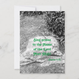 賛美の聖なる書物、 経典フラットグリーティングカード