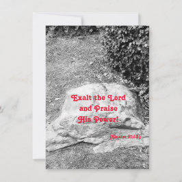 賛美の聖句 フラット グリーティング カード