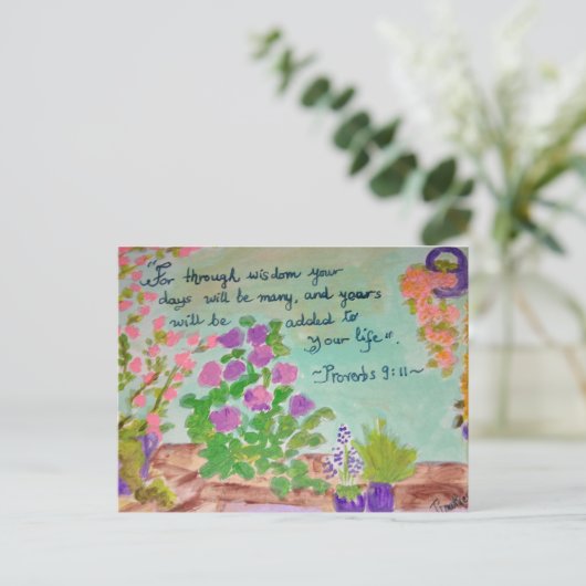 賛美の ポストカード (スタンド正面)